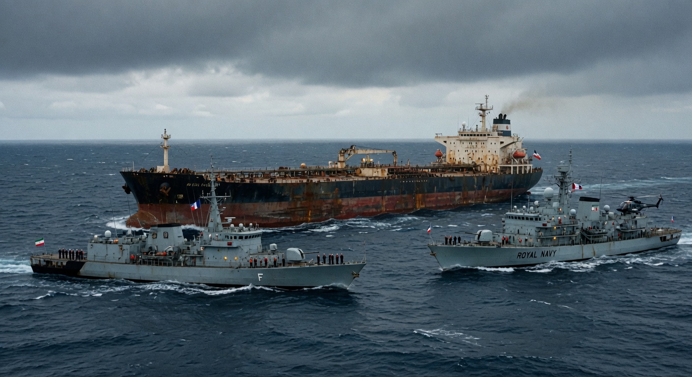 France and UK Intercept Russian Shadow Fleet Tanker in Atlantic
